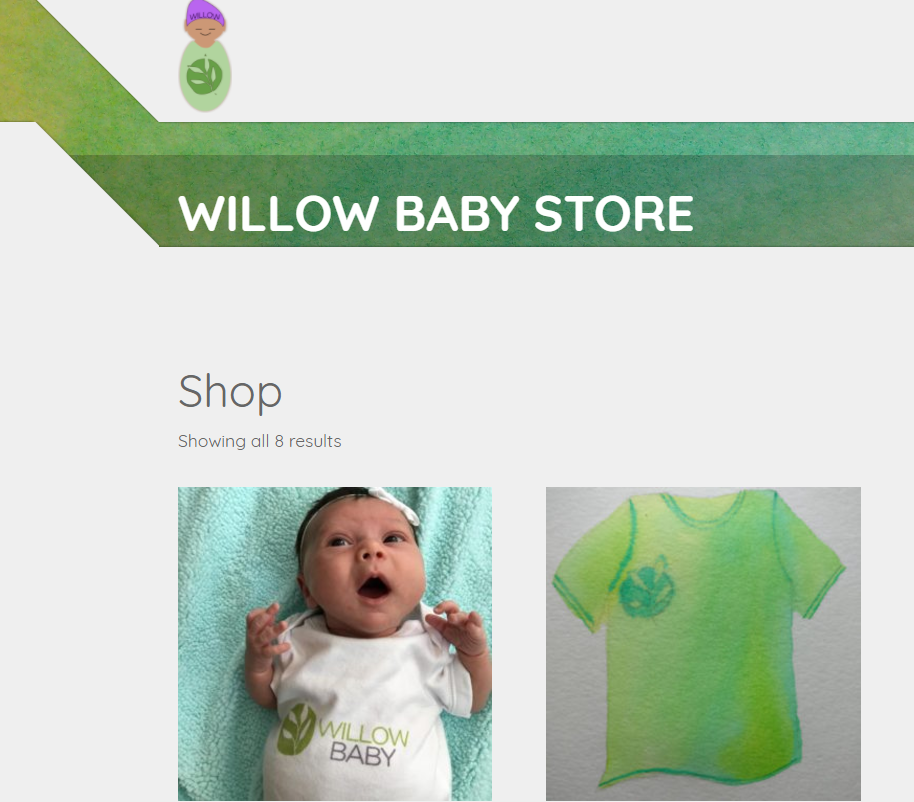 WillowBaby.com Screenshot